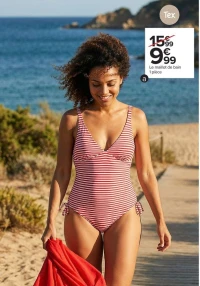 Tex Maillot de bain 1 pièce imprimé femme