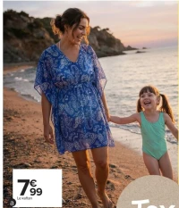 Kaftan imprimé femme Tex
