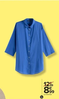 Chemise unie femme Tex