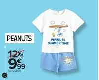 Ensemble 2 pièces bébé Peanuts