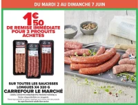 Toutes les saucisses longues CARREFOUR LE MARCHÉ