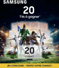 SAMSUNG - 20 TVs à gagner - info