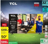 Téléviseur mini LED 4K* TCL 65C61K