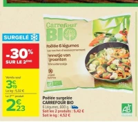 Poêlée surgelée CARREFOUR BIO
