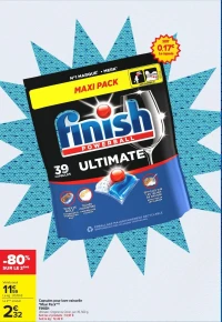 FINISH Capsules pour lave-vaisselle "Maxi Pack"