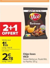 Chips lisses VICO