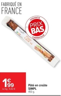 Pâté en croûte SIMPL