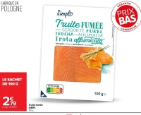 Truite fumée SIMPL
