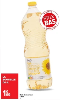 Huile de tournesol SIMPL