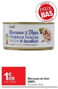 Morceaux de thon SIMPL