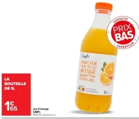 Jus d'orange SIMPL 100% Pur fruit pressé