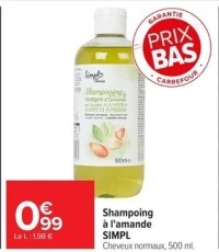 Shampoing à l'amande SIMPL