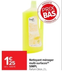 Nettoyant ménager multi-surfaces SIMPL
