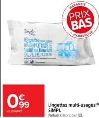 Lingettes multi-usages SIMPL
