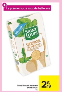 Sucre Roux de betterave SAINT LOUIS