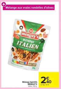 Mélange Apéritifs MENGUY'S Italien