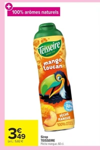 Sirop TEISSEIRE Pêche mangue