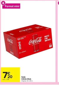 Soda COCA-COLA Original, 12 x 20 cl.