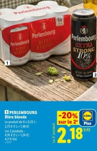 PERLEMBOURG Bière blonde