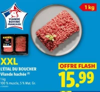 L'ÉTAL DU BOUCHER Viande hachée