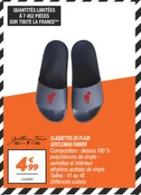 Claquettes de plage