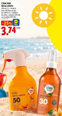 Cien Sun Spray solaire