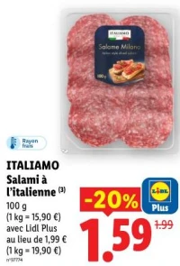 ITALIAMO Salami à l'italienne