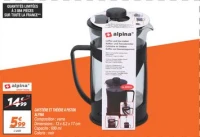 Cafetière et théière à piston