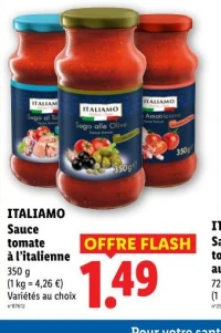 ITALIAMO Sauce tomate à l'italienne