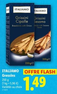 ITALIAMO Gressins