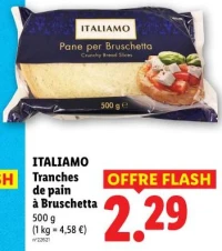ITALIAMO Tranches de pain à Bruschetta