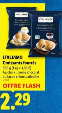 ITALIAMO Croissants fourrés
