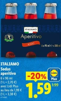 ITALIAMO Sodas aperitivo