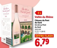 Vallée du Rhône Côteaux du Pont du Gard Un été au Pont du Gard 2025 IGP