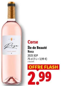 Corse Île de Beauté Rosa 2025 IGP