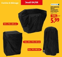 GRILLMEISTER Housse de protection pour barbecue