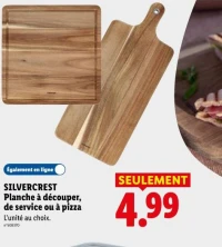 SILVERCREST Planche à découper, de service ou à pizza