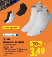 CRIVIT Chaussettes de course