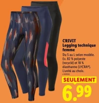 CRIVIT Legging technique femme