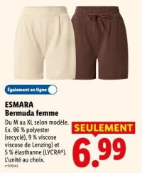 ESMARA Bermuda femme