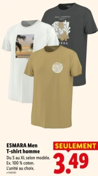 ESMARA Men T-shirt homme