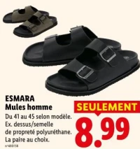 ESMARA Mules homme