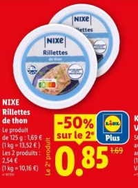 NIXE Rillettes de thon