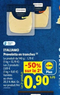 ITALIAMO Provoletta en tranches