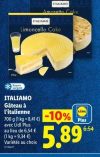 ITALIAMO Gâteau à l'italienne