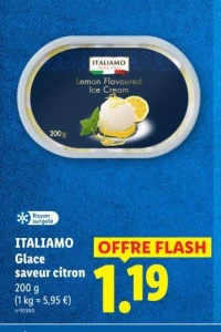 ITALIAMO Glace saveur citron