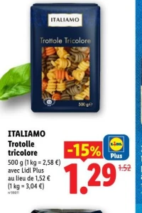ITALIAMO Trotolle tricolore