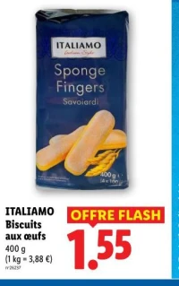 ITALIAMO Biscuits aux œufs