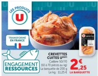 Crevettes cuites U