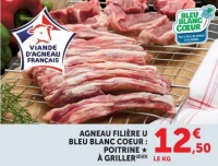 Agneau Filière U Bleu Blanc Coeur : Poitrine